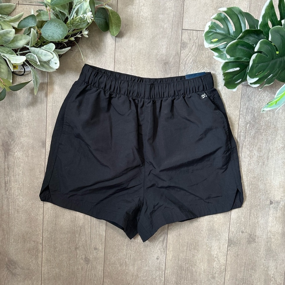 New DSG Dicks Sporting Women's Black High Rise Woven Athletic Shorts Size XS